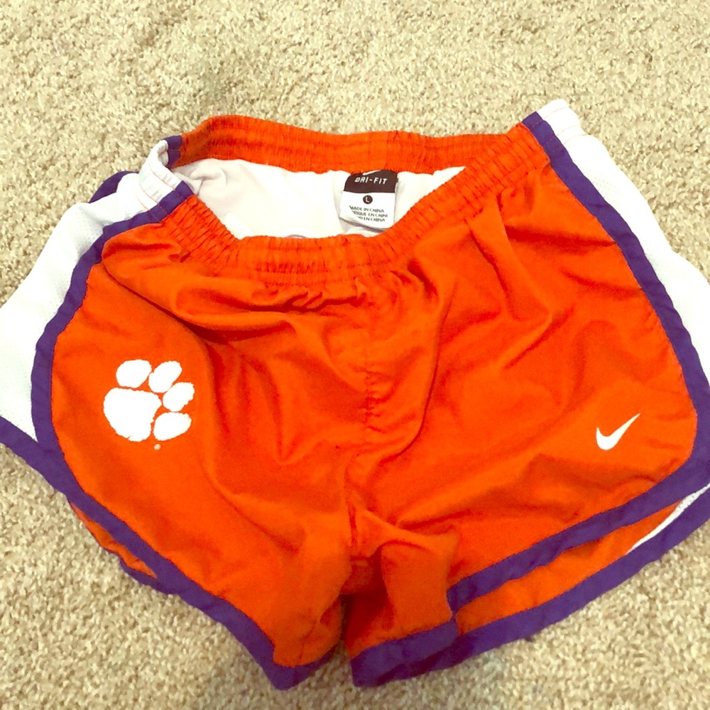 Clemson dri-fit shorts